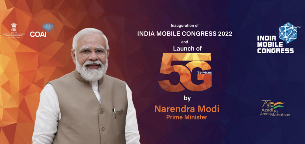 Hon'ble PM Shri Narendra Modi Inaugurating and launching 5G at #IMC2022